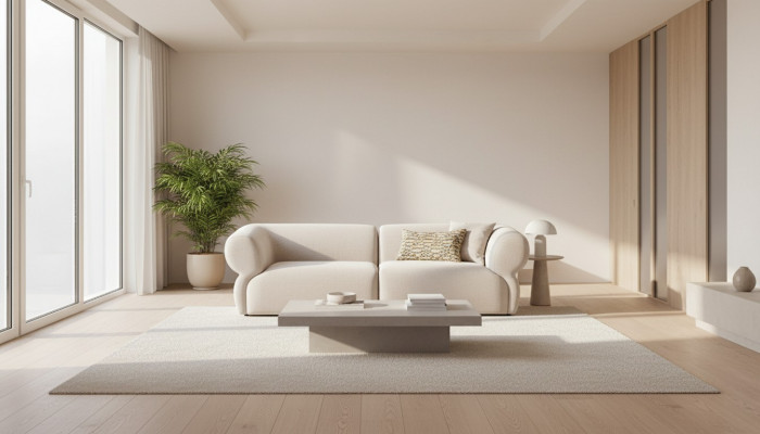 Sofa Kanapa Podkładka Meble Trzyosobowa 3 miejsce do siedzenia Modern Design Couch Beige