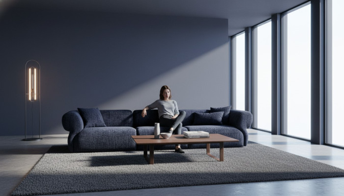 duża Sofa Kanapa 5 miejsce do siedzenia Włoskie kanapy xxl Sofy Meble Włókiennicze