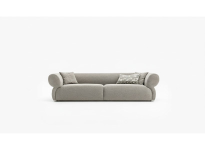 Sofa 3 miejsce do siedzenia Beżowa Sofa Luksusowy Salon Nowoczesny Design Tkanina obiciowa Nowość