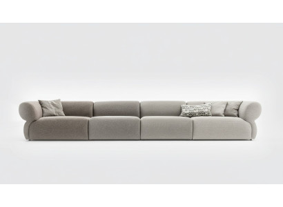 Meble włoskie duża Sofa Kanapa 6 miejsce do siedzenia Włoskie kanapy xxl Sofy Włókiennicze
