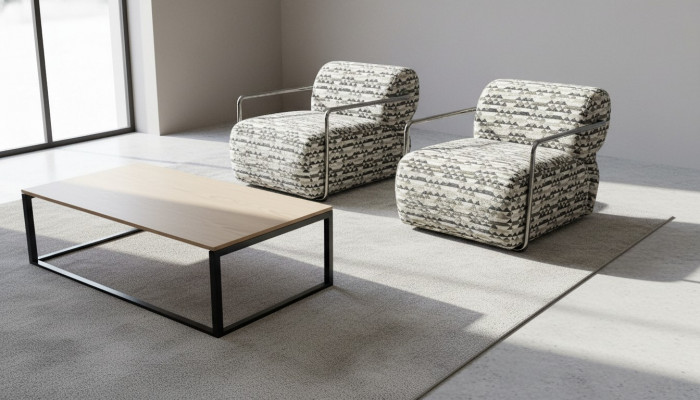 Designerski Fotel Nowoczesne 1-miejsce siedzące Salon Luksusowa Podkładka Włókienniczy Meble
