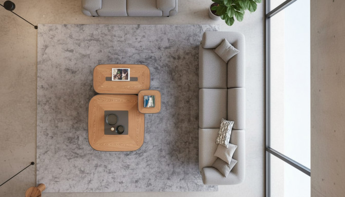 Nowoczesna szara pięcioosobowa sofa Meble do salonu Meble tapicerowane w stylu kanapy