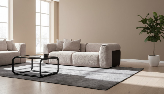 Nowoczesna sofa luksusowa Włókienniczy salon tapicerowana sofa 3 miejsce do siedzenia design