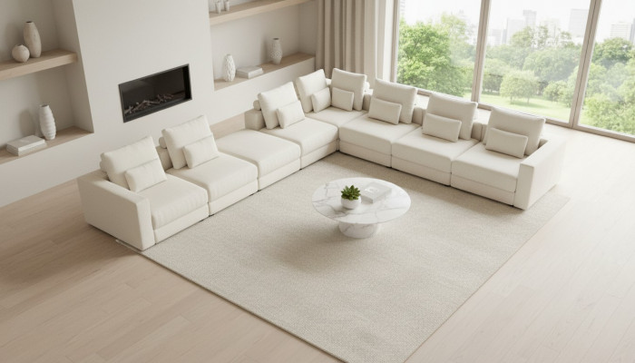 Narożnikowa kanapa Luksusowa sofa w kształcie litery L, sofa do salonu, sofa narożna, sofa tapicerowana