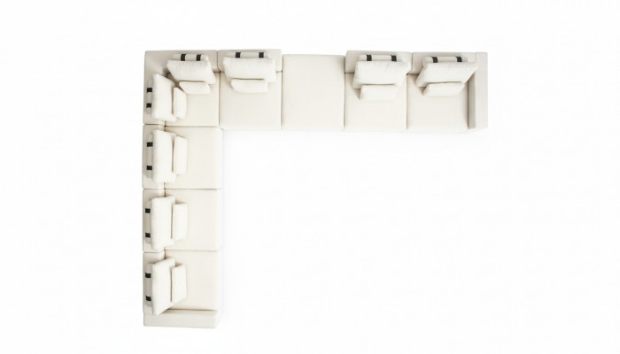 Narożnikowa kanapa Luksusowa sofa w kształcie litery L, sofa do salonu, sofa narożna, sofa tapicerowana