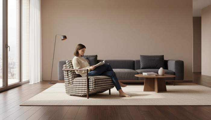 Fotel pokój dzienny miejsce do siedzenia Włókiennicze Meble Podkładka New Fotel Design Modern