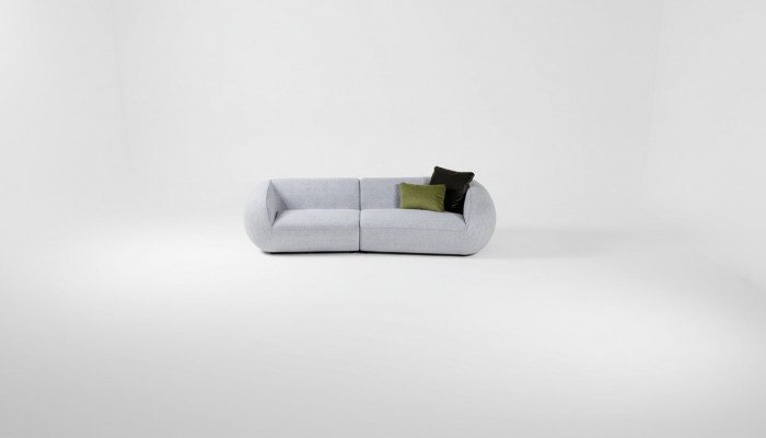 Szary Salon Podkładka Sofa Nowoczesne Włókiennicze Kanapy Luksusowe Meble Kanapy