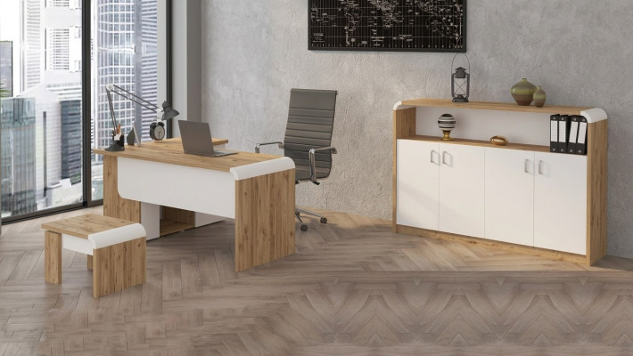 Office dla praktyki kancelaria prawna kompletne wyposażenie biura Szafa Tabela 3-częściowa