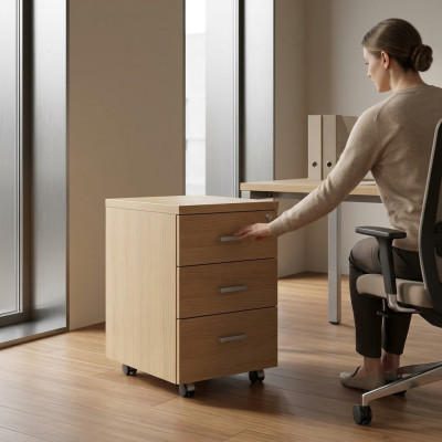 Kredens Office Meble Studium Classic Drewno Szafka na książeczki dokumentacyjne