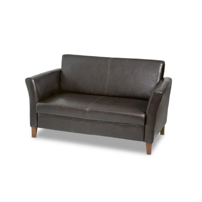 Czarny Gabinet Dwumiejscowy Meble Kanapa Miejsce do siedzenia, Sofa