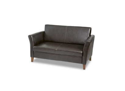 Czarny Gabinet Dwumiejscowy Meble Kanapa Miejsce do siedzenia, Sofa