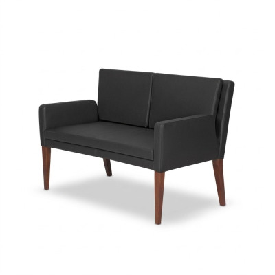 Sofa dwumiejscowa kanapa tekstylna, zestaw mebli do pracy