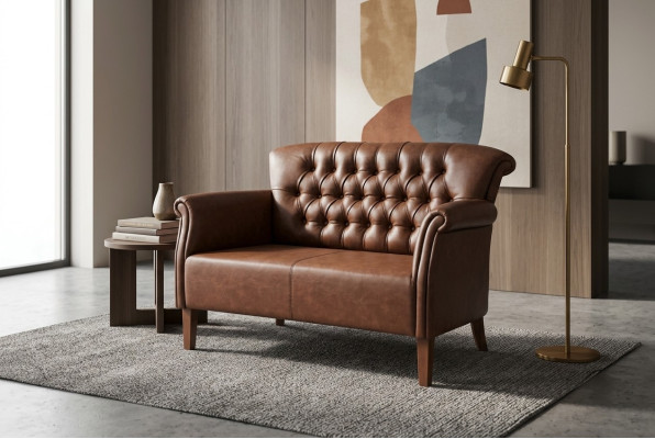 Dwumiejscowy gabinet Chesterfield miejsce do siedzenia Meble tapicerowane luksusowy design