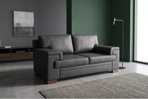 Sofa dwuosobowa Czarny meble tekstylne miejsce siedzące tapicerowane sofy biurowe