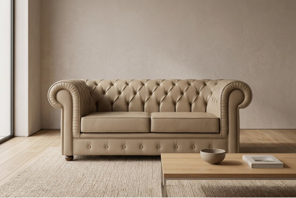 Dwumiejscowe meble biurowe Chesterfield Luksusowe meble do nauki Sofa tapicerowana