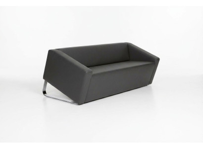 Stylowa sofa biurowa trzyosobowa kanapa tekstylna meble do salonu
