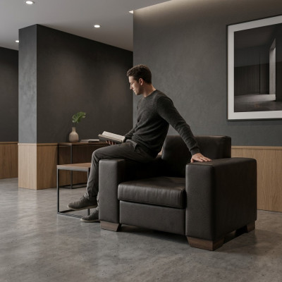 Fotel Nowoczesny Design Tapicerka Fotel Gabinet Meble Biurowe