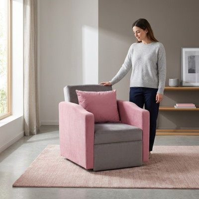 Designerski Fotel Luksusowe miejsce do siedzenia Jednomiejscowe Meble biurowe Nowoczesny Design Materiał