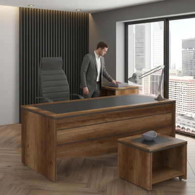 Studium Biurko Drewno Biurko Office Meble Biurko Executive