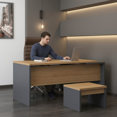 Biurko narożne Biuro Meble Drewno Tabela Stół do pracy Biurko Office