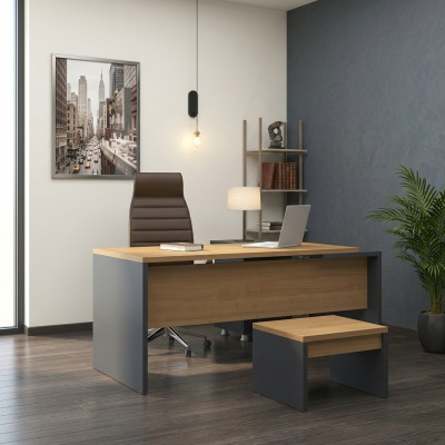 Biurko narożne Biuro Meble Drewno Tabela Stół do pracy Biurko Office