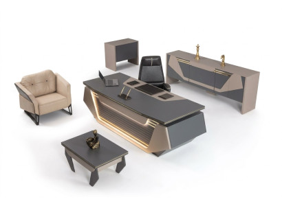 Designerski stolik kawowy Drewno Gabinet Nowe meble biurowe Tabela