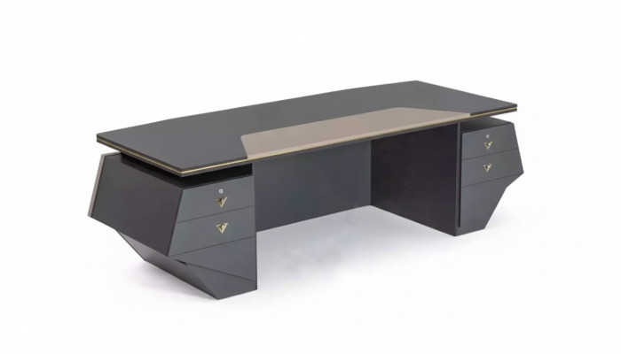 Luksusowe biurko gabinetowe Tabela xxl 260x100 Designerskie meble Nowoczesne stoły