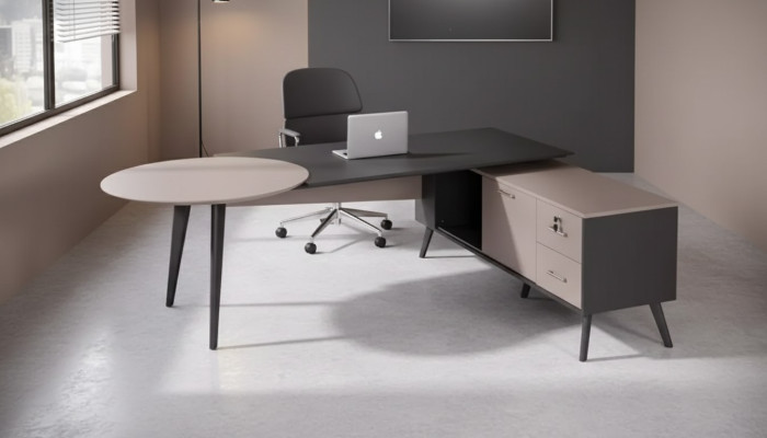Meble biurowe Biurko narożne Modern Luxury Tabela Designer Study stoły