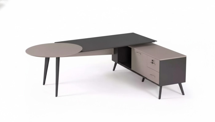 Meble biurowe Biurko narożne Modern Luxury Tabela Designer Study stoły