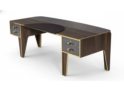 Biurko z szufladami, meble do gabinetu Tabela Luxury Office 220x95
