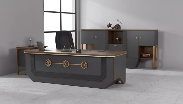 Biurko Executive luksusowe Biurko Kolekcja biurka 240x95cm