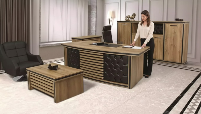Kompletny zestaw biurowy Biurko Szafka biurowa stolik kawowy Designer Meble