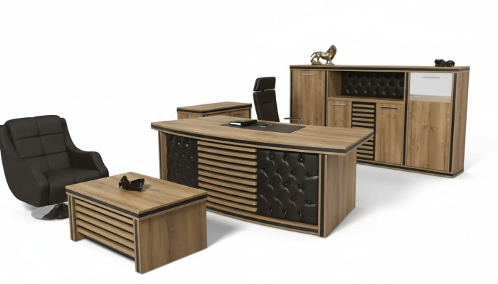 Kompletny zestaw biurowy Biurko Szafka biurowa stolik kawowy Designer Meble