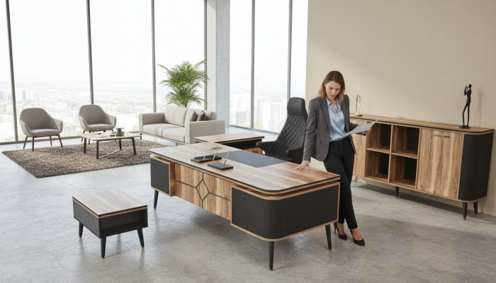 Designerski nowoczesny stolik kawowy Stolik Gabinet Tabela Meble biurowe