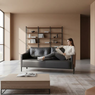 Gabinet Sofa Kanapa 3 miejsce do siedzenia Włókienniczy Podkładka Materiał Nowe Meble Biurowe