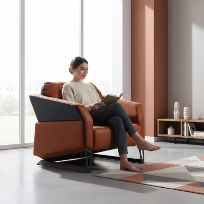 Biuro Fotel Luxury Meble Gabinet Meble Biurowe Orange Siedziba Nowy
