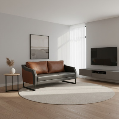 Sofa 2 miejsce do siedzenia Modern Luxury Design Study Sofa Tapicerowana Nowość