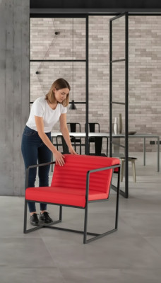Fotel Meble biurowe Gabinet Styl Nowoczesny Luksus Siedziba Podkładka Materiał