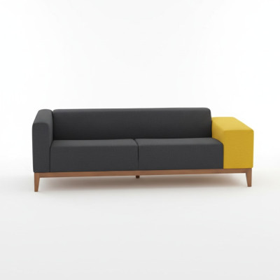 Sofa trzyosobowa kanapa gabinet luksusowe Meble Włókiennicze sofa tapicerowana