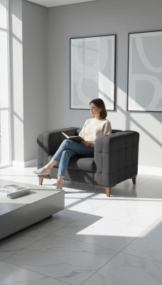 Fotel Czarny Siedziba Gabinet Nowoczesne Designerskie Tapicerki Fotel Nowość