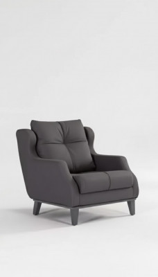 Gabinet Fotel Style Nowoczesna Szara Tapicerka Fotel Designer Siedziba Meble