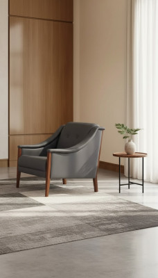 Fotel Gabinet TapicerkaFotel Grey Siedziba Meble Włókiennicze Nowoczesny Designer