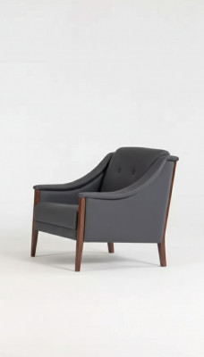 Fotel Gabinet TapicerkaFotel Grey Siedziba Meble Włókiennicze Nowoczesny Designer