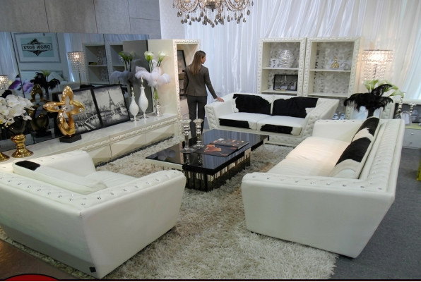 Zestaw sofowy Chesterfield 3+2+1 miejsce do siedzenia Fotel Sofa Skóra z Ponyfell