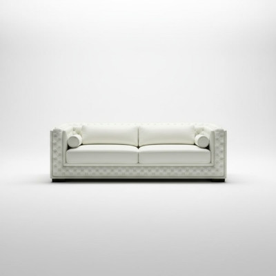 Skórzana Sofa Chesterfield Sofa 3 miejsce do siedzenia Sofy Kanapy Chesterfield Skóra