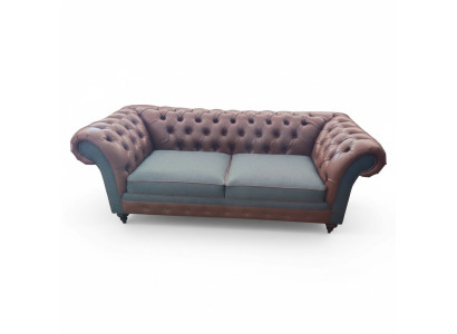 Sofa 3 miejsce do siedzenia Projekt kanapy Chesterfield kanapy sofy trzyosobowe