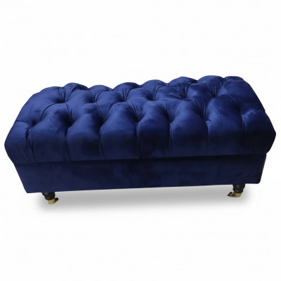 Luksusowy Stołek Kanapa Design Chesterfield Relaks Stołek Nowoczesny podnóżek Siedziba