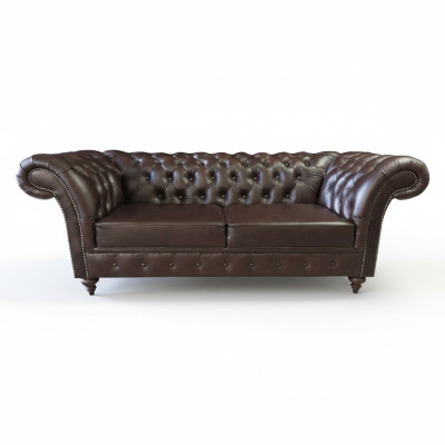 Sofa Chesterfield 3 miejsce do siedzenia Kanapa Siedziba luksusowe kanapy trzyosobowe 230cm