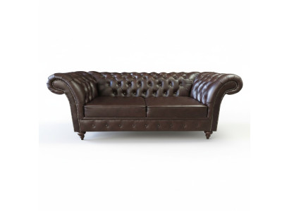 Sofa Chesterfield 3 miejsce do siedzenia Kanapa Siedziba luksusowe kanapy trzyosobowe 230cm