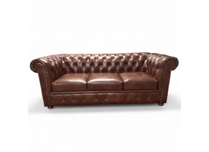 Luksusowa Sofa Chesterfield 3 miejsce do siedzenia Sofy Lounge Sofy Kanapa 230cm Materiał